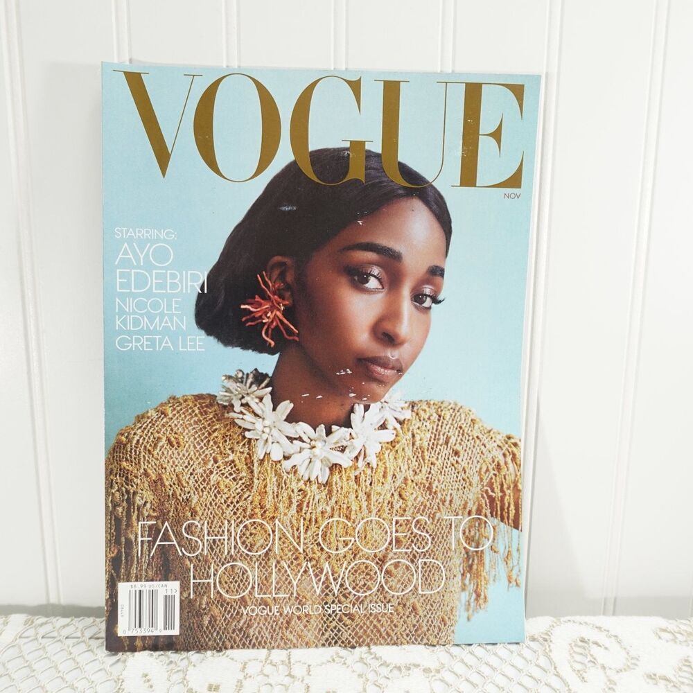 VOGUE Nov 2025 Fashion Goes to Hollywood Ayo Edebiri Nicole Kidman Greta Lee